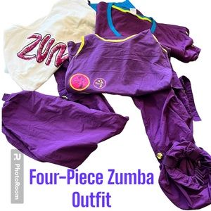 Four piece Zumba Fitness Outfit
